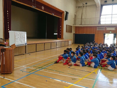 スポーツ少年団入団式