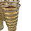 Thumbnail: Set of 6 Vintage Footed Pilsners With Gilt and Frosted Bands