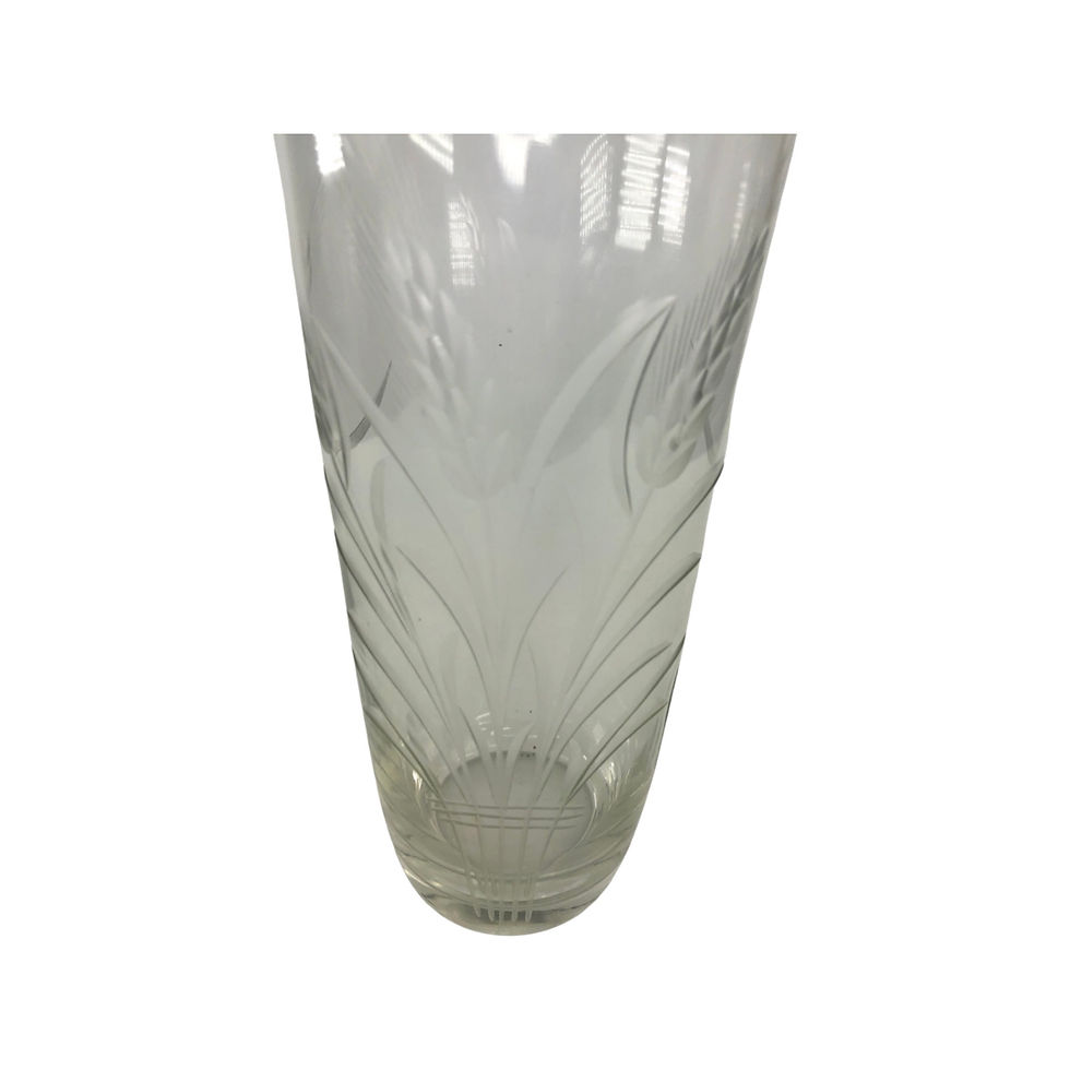 Thumbnail:  Large Art Deco Cocktail Shaker With Wheat Sheaf Design 
