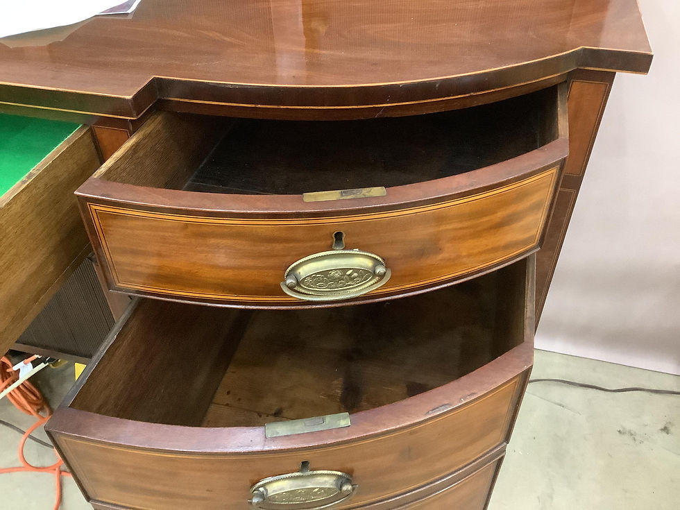 Thumbnail: George III Scottish Mahogany Sideboard Buffet Server