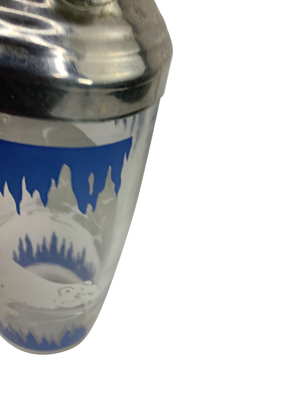 Thumbnail: Vintage Hazel Atlas Cocktail Shaker With Polar Bears and Icicles
