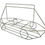 Thumbnail: Set of Vintage Tumblers With Sailboats in Boat-Shaped Caddy