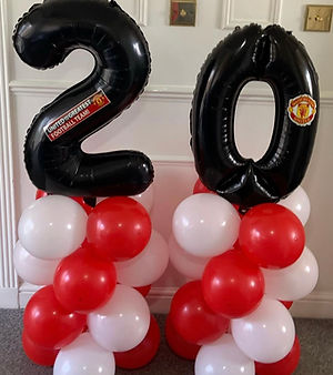 Football team balloons northampton