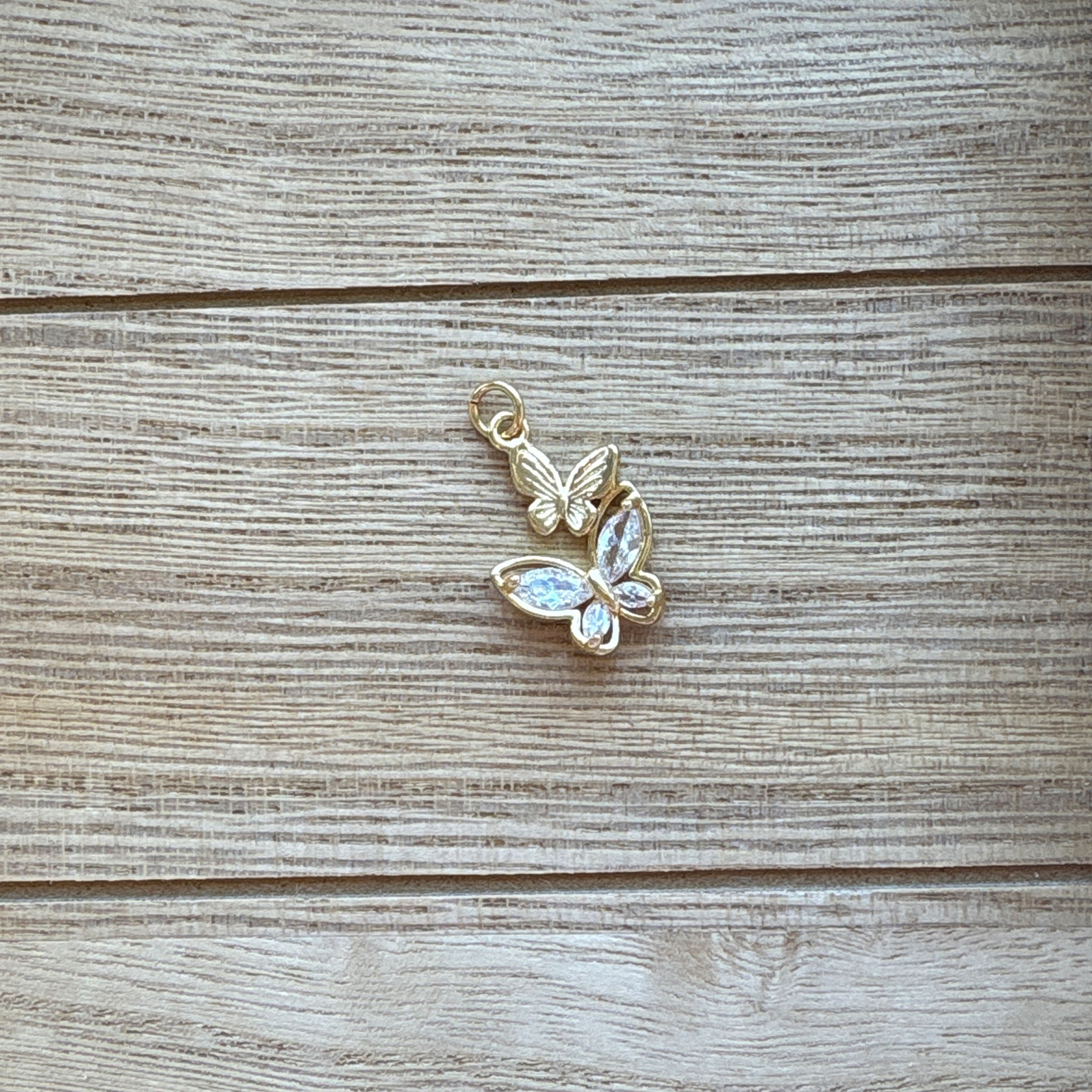 DOUBLE BUTTERFLY CHARM