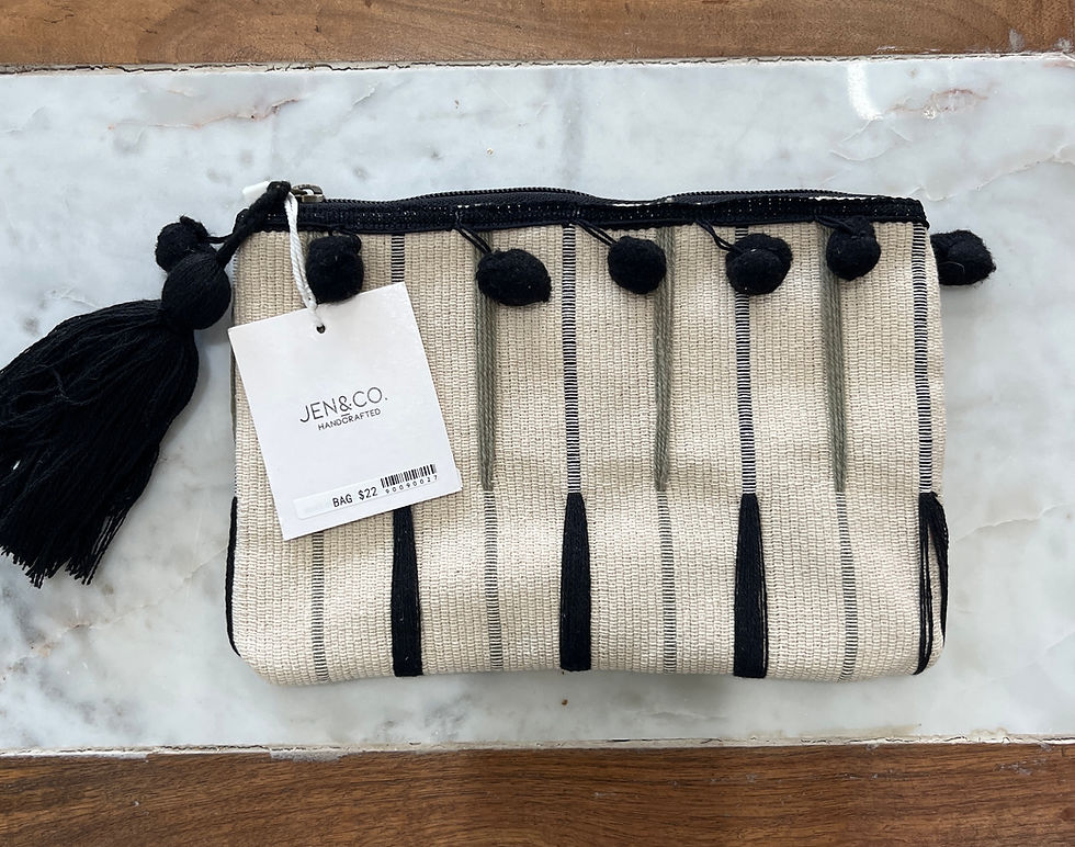 Thumbnail: FABRIC TASSLE BAG