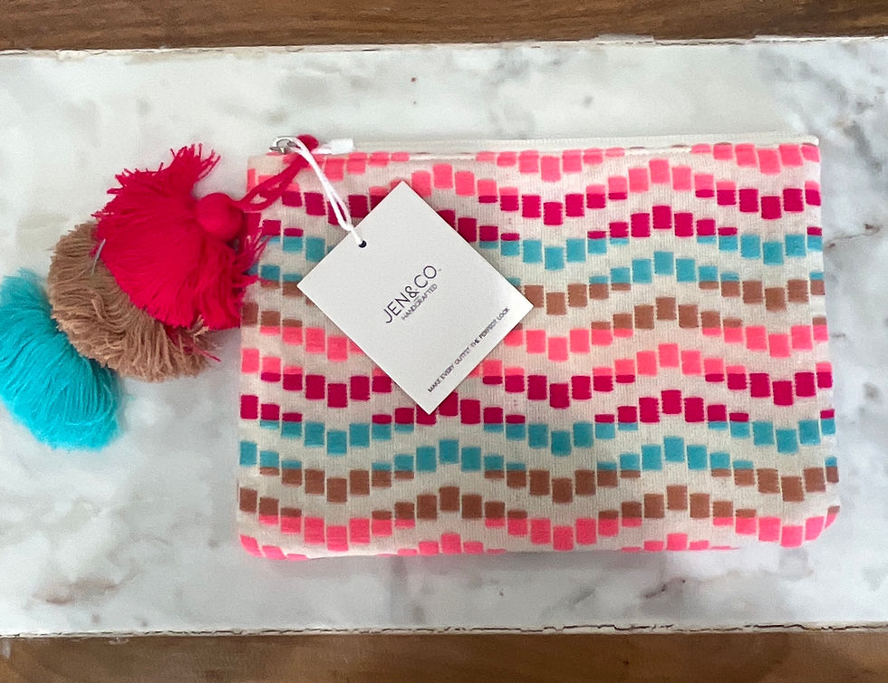 Thumbnail: FABRIC TASSLE BAG