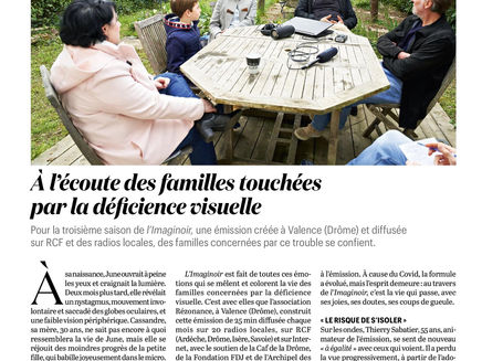 Interview dans le magazine "LA VIE"