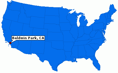 baldwin park on the map