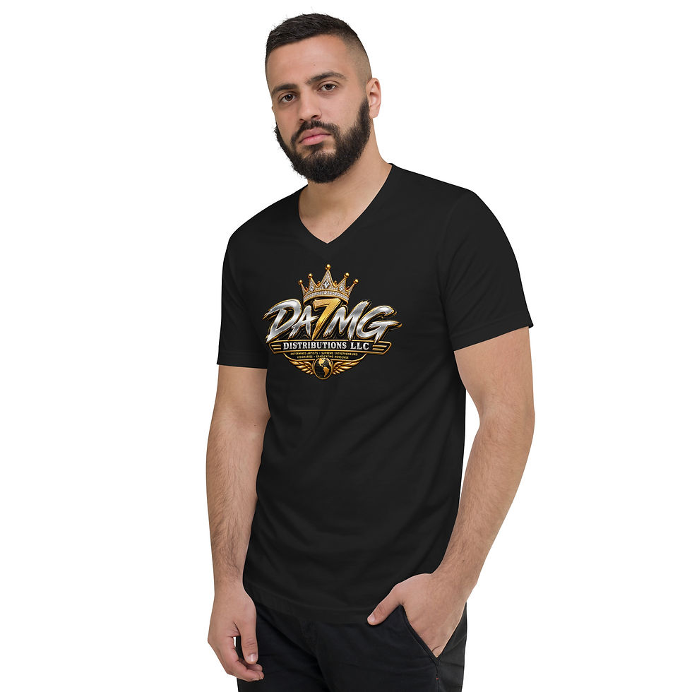 Thumbnail: Unisex Short Sleeve V-Neck T-Shirt