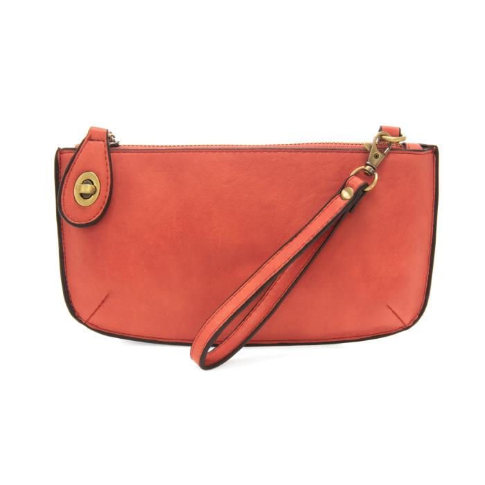 Desert Coral Mini Crossbody Clutch Wristlet