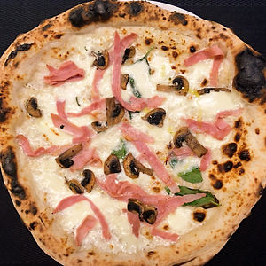 LA PANNA, PROSCIUTTO E FUNGHI