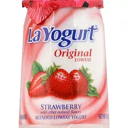 La Yogurt Yogurt, Blended, Lowfat, Original, Strawberry 6 Oz