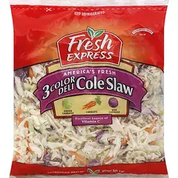 Fresh Express Cole Slaw, 3 Color Deli 14 Oz