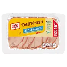 Oscar Mayer Ham, Uncured, Honey, Family Pack 16 oz