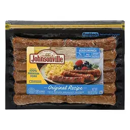 Johnsonville Breakfast Sausage, Original Recipe, Fully Cooked 12 ea