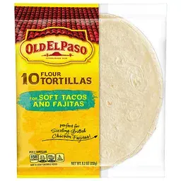 Old El Paso Flour Tortillas 10 Ea
