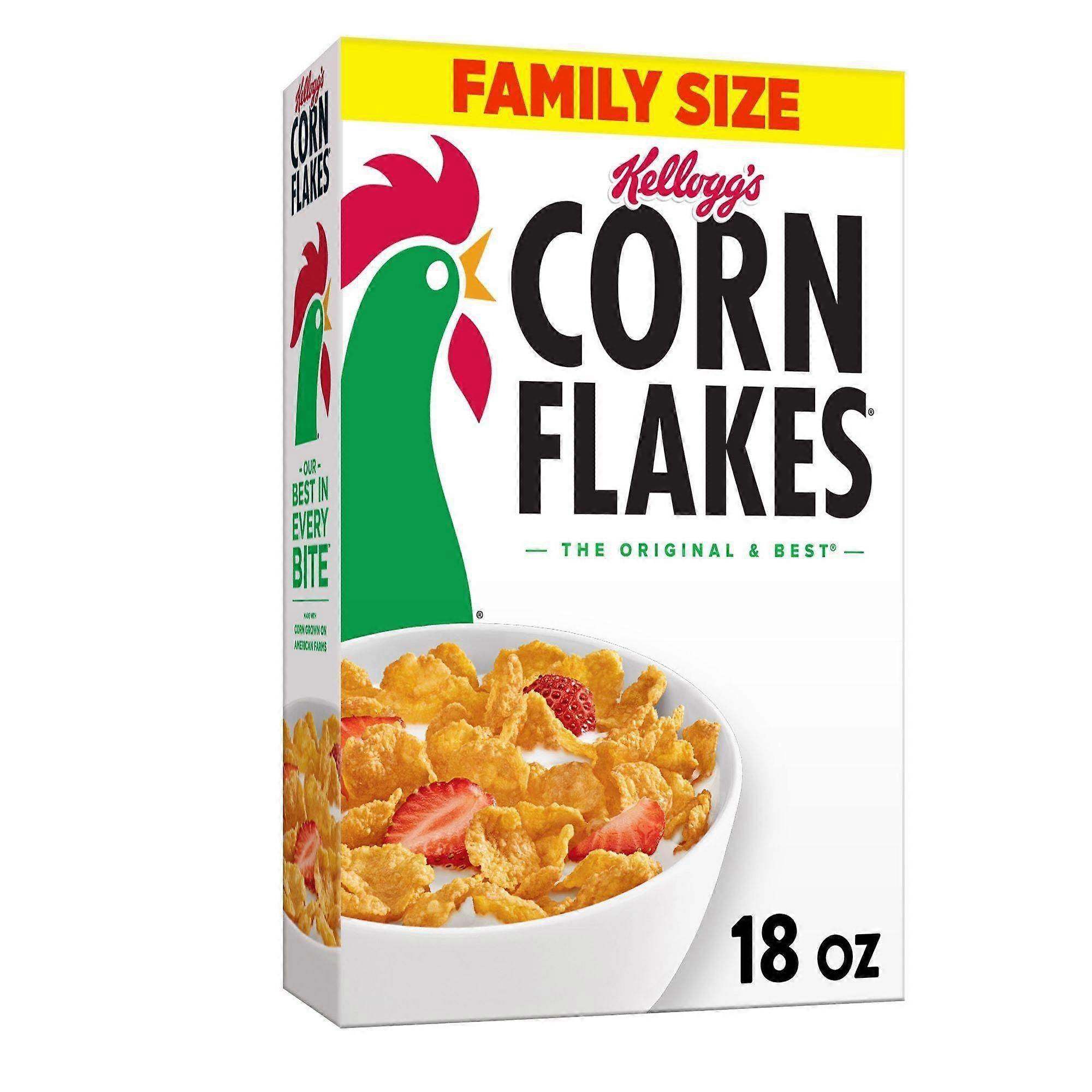 Corn Flakes Cereal, Family Size 18 oz