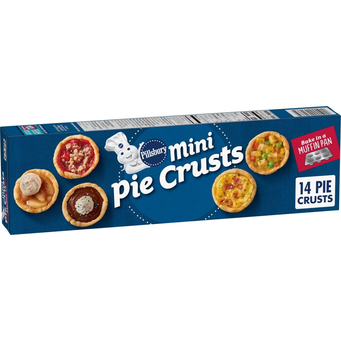 Pillsbury Pie Crusts, Mini 14.1 oz