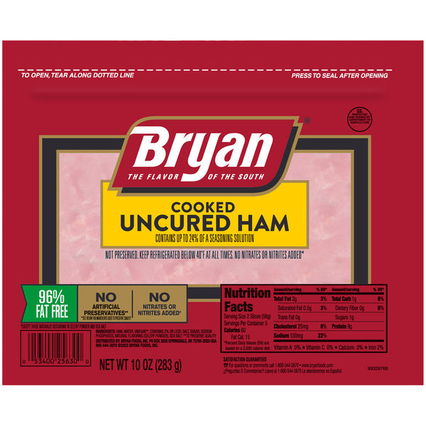 Bryan Cooked Uncured Ham