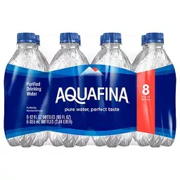 Aquafina Drinking Water, Purified 8 ea