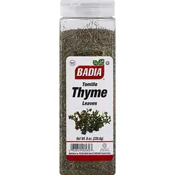 Badia Thyme, Leaves 8 Oz