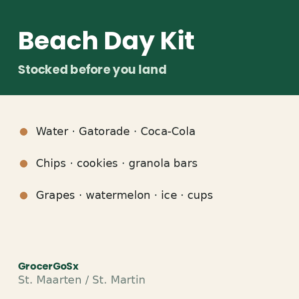 Beach Day Kit — GrocerGoSx