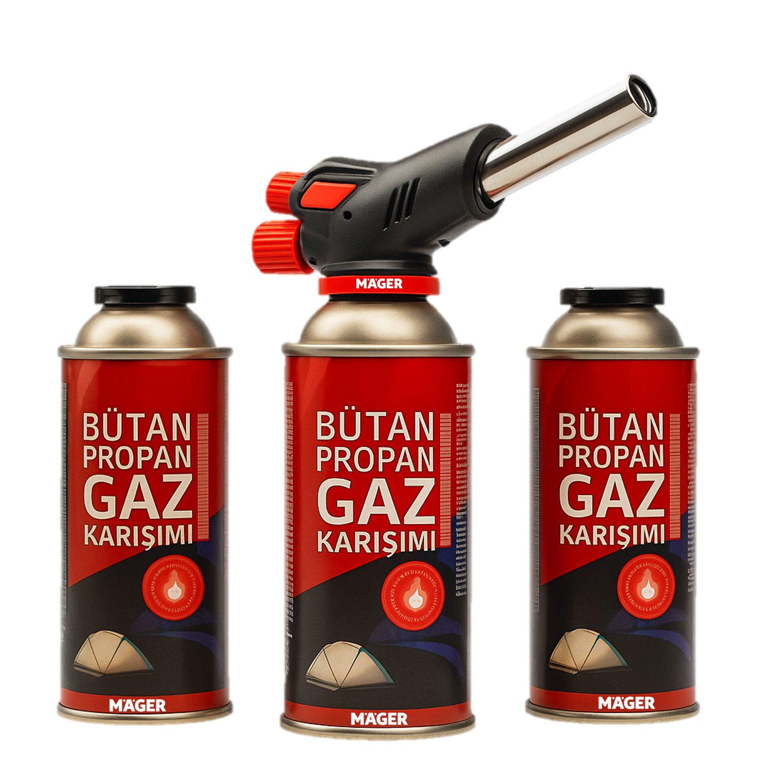 Torch Hazır Pürmüz Set 3+1 - Kamp ve Piknikçiler İçin