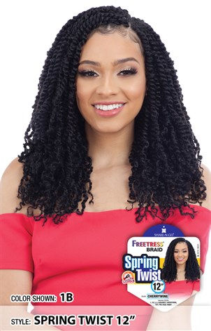 Thumbnail: Freetress 2X Spring Twist Crochet hair