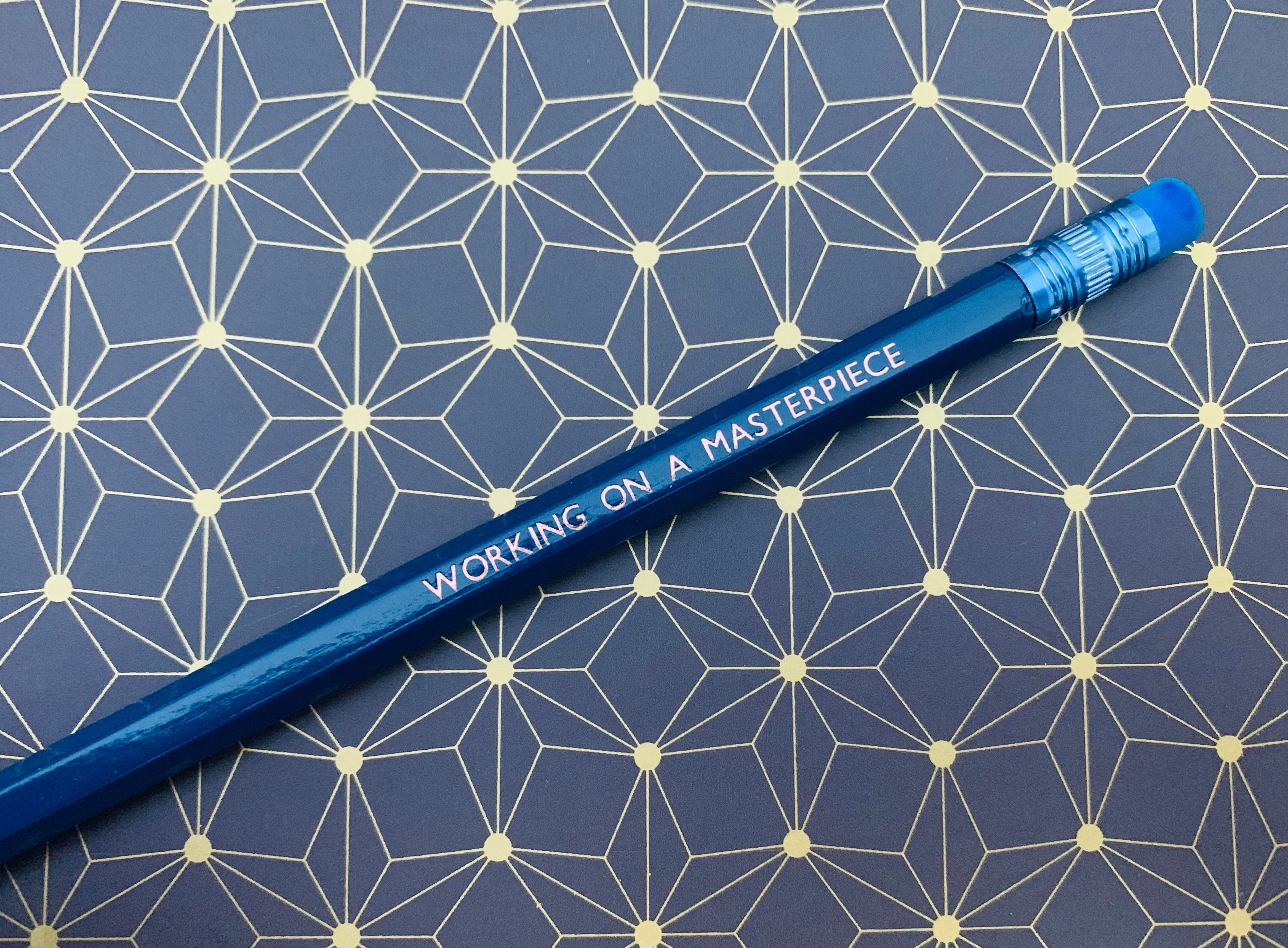 Working on a masterpiece 2B Graphite Pencil