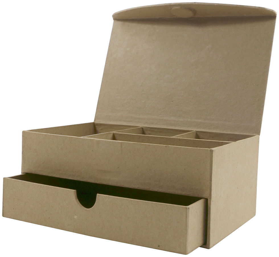 Décopatch jewellery box