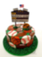 Sports theme Cake