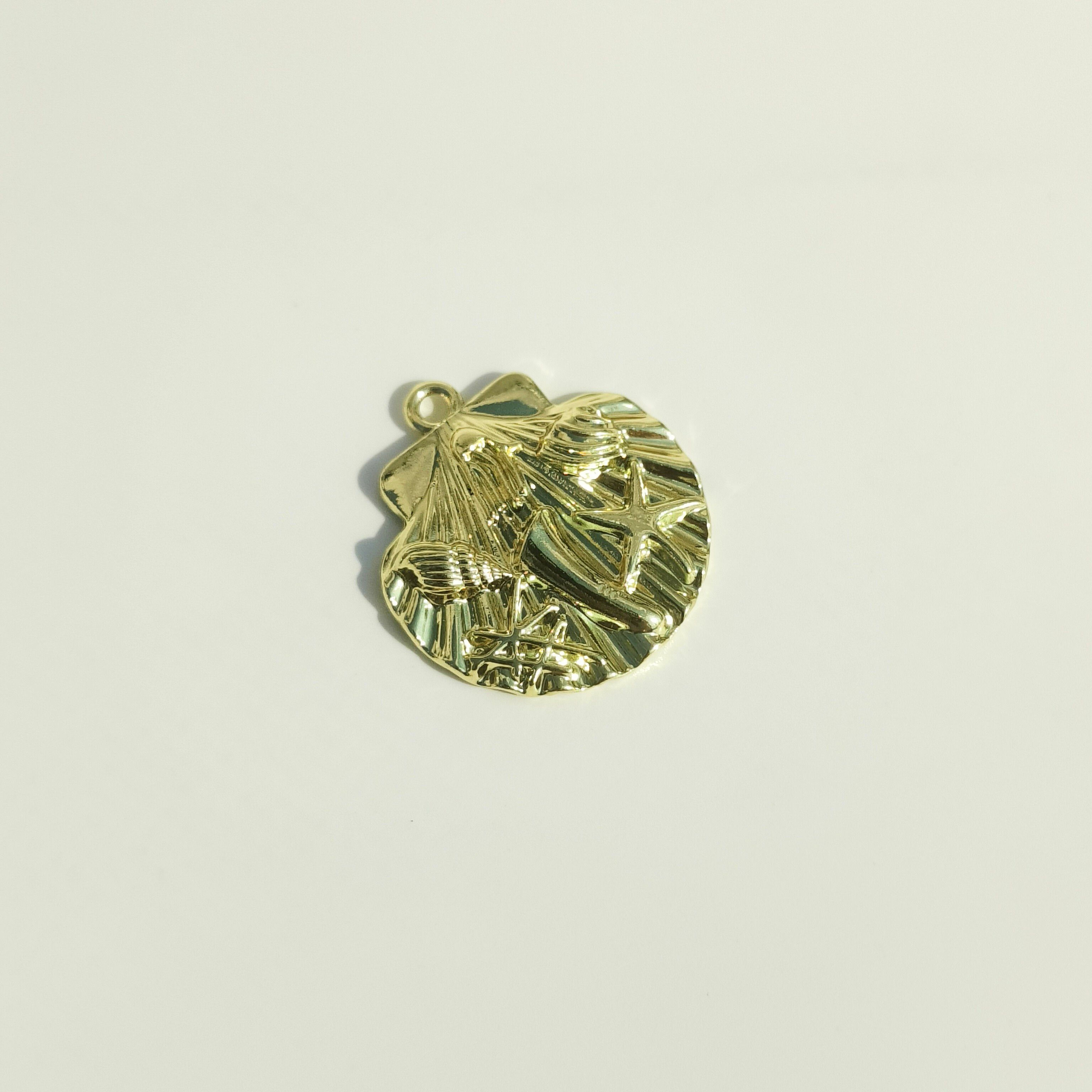 Star & Shell Medallion |Anti tarnish #101