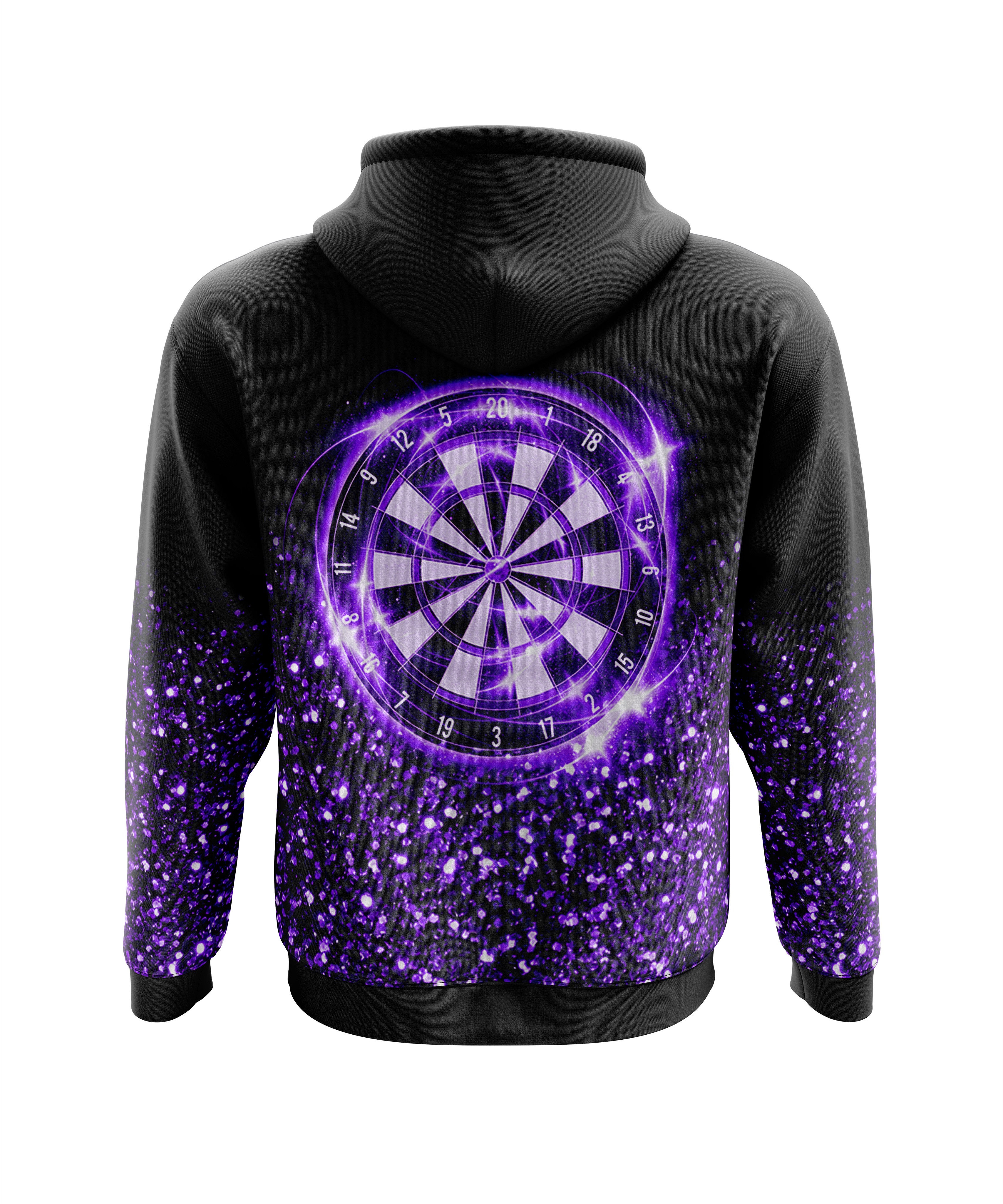 Glitter Hoodie Purple extremedarts