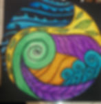 7th Grade Koru Abstract Watercolor