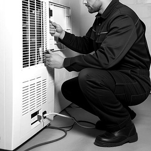 ai image of man fixing machinery