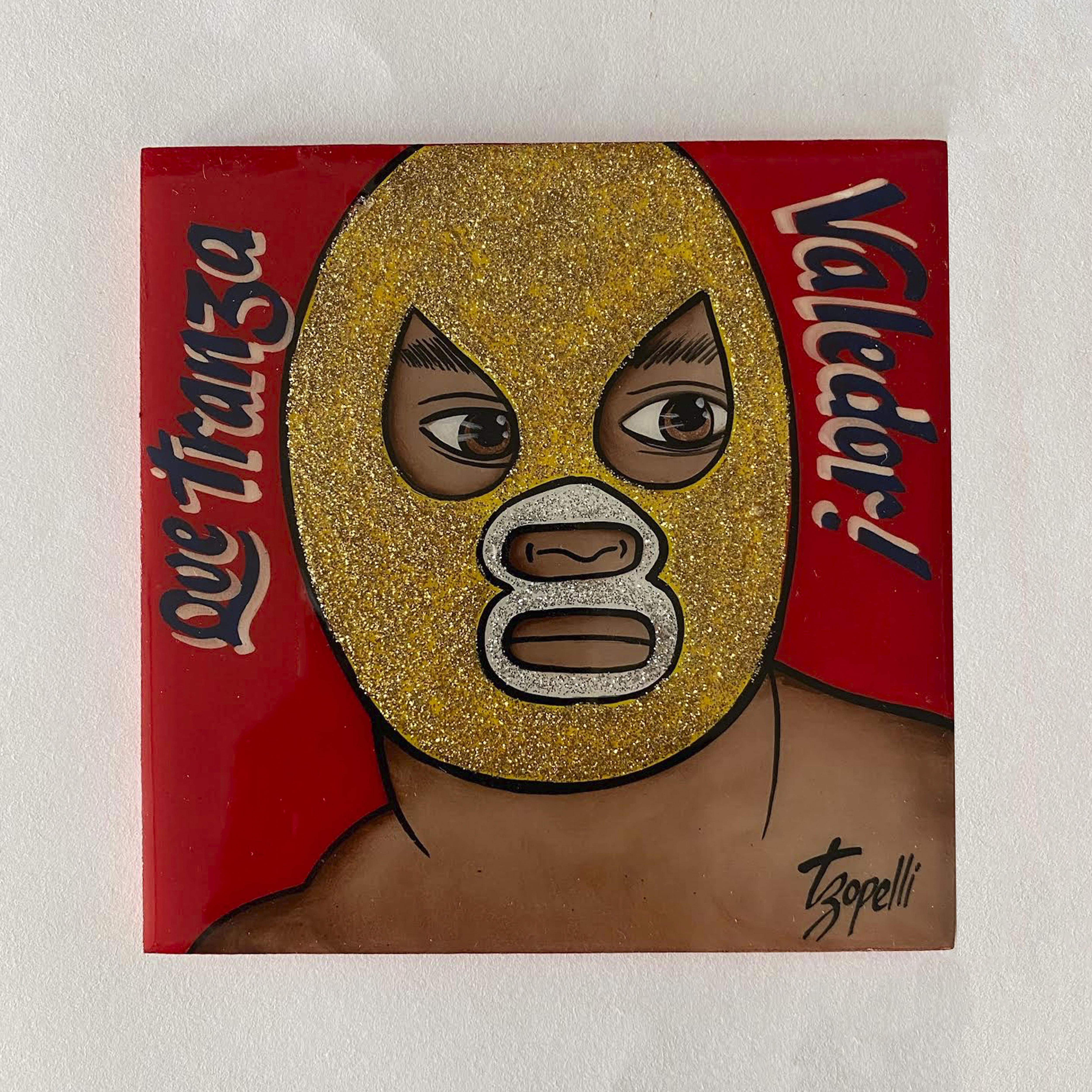 Portavaso Luchador