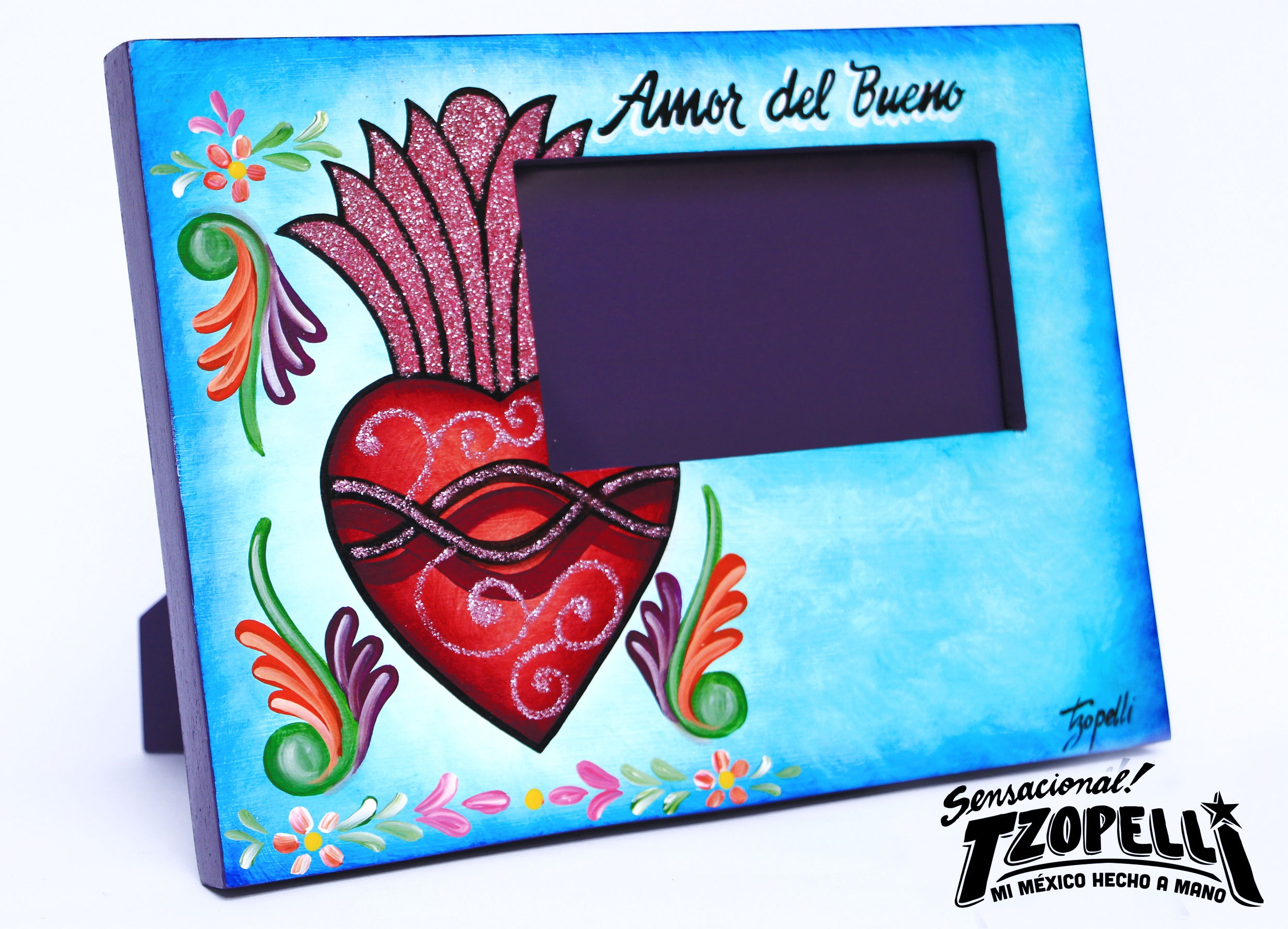 Portarretrato de Madera Amor Del Bueno