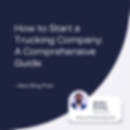 How to Start a Trucking Company - Andre Erving