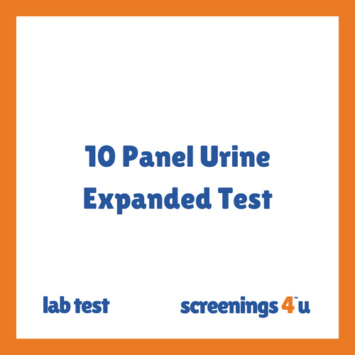 10 Panel Urine Expanded Test | Erving's Drug Screening