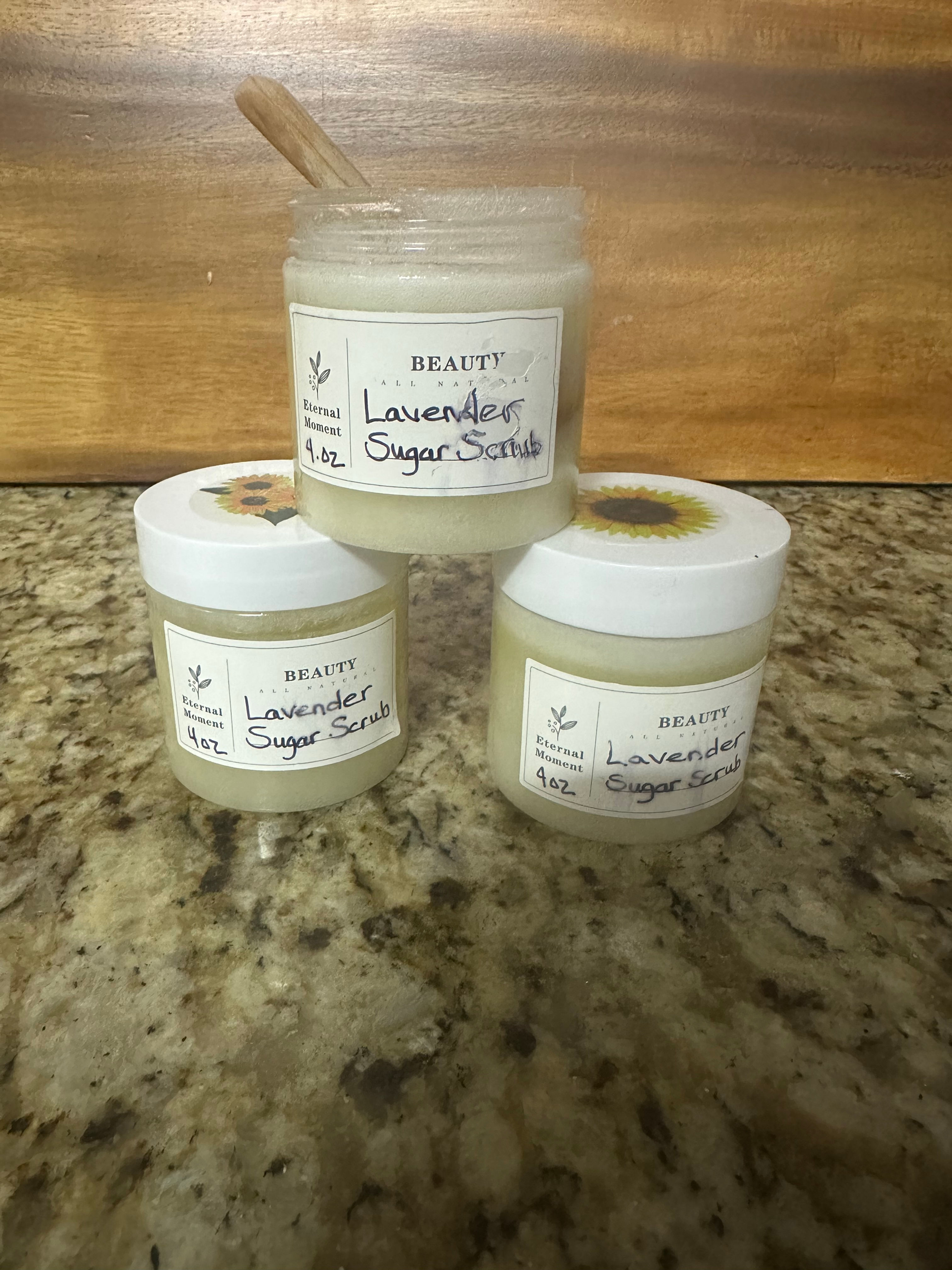 Lavender sugar scrub