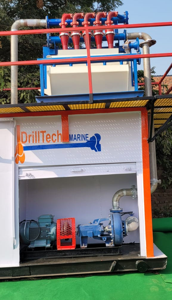 Mud Recycling System 300GPM With 30KL Tank, with 3 Motor And 3 Centrifugal Pump