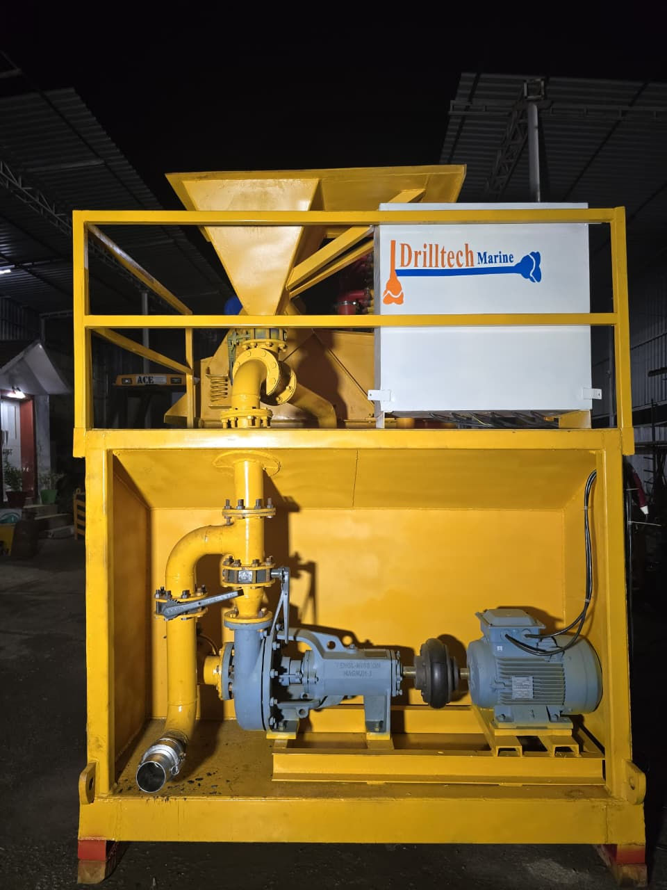 Mud Recycling System 200GPM With 5KL Tank, with 1 Motor 15HP And 1 Centrifugal P
