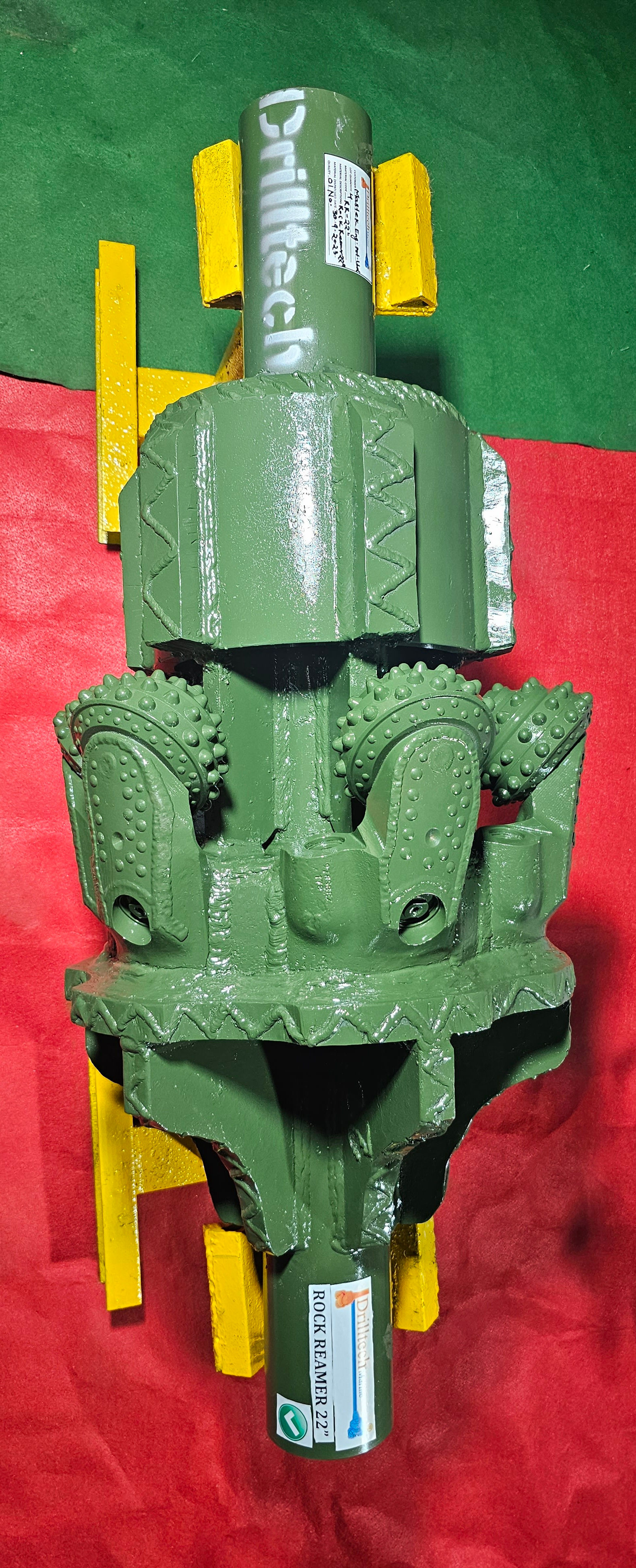 Rock Reamer 24" Connection 4-1/2 IF (NC-50), with 5 Cones of 12-1/4" Drill bit