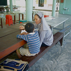 Learn to read @ Mai Tam Center, HCMC, Vi