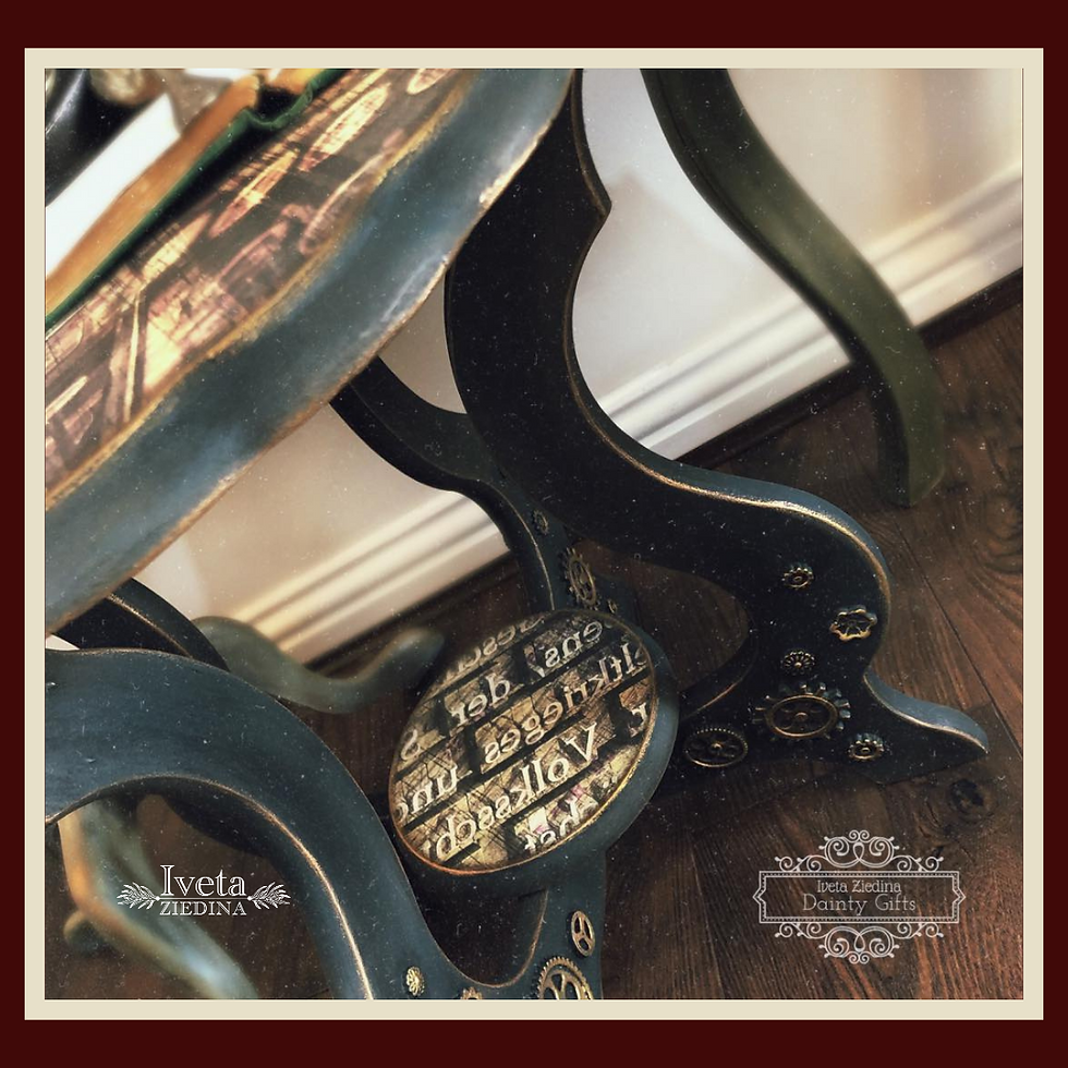 Thumbnail: Furniture Up Cycling "Steampunk Table" Class