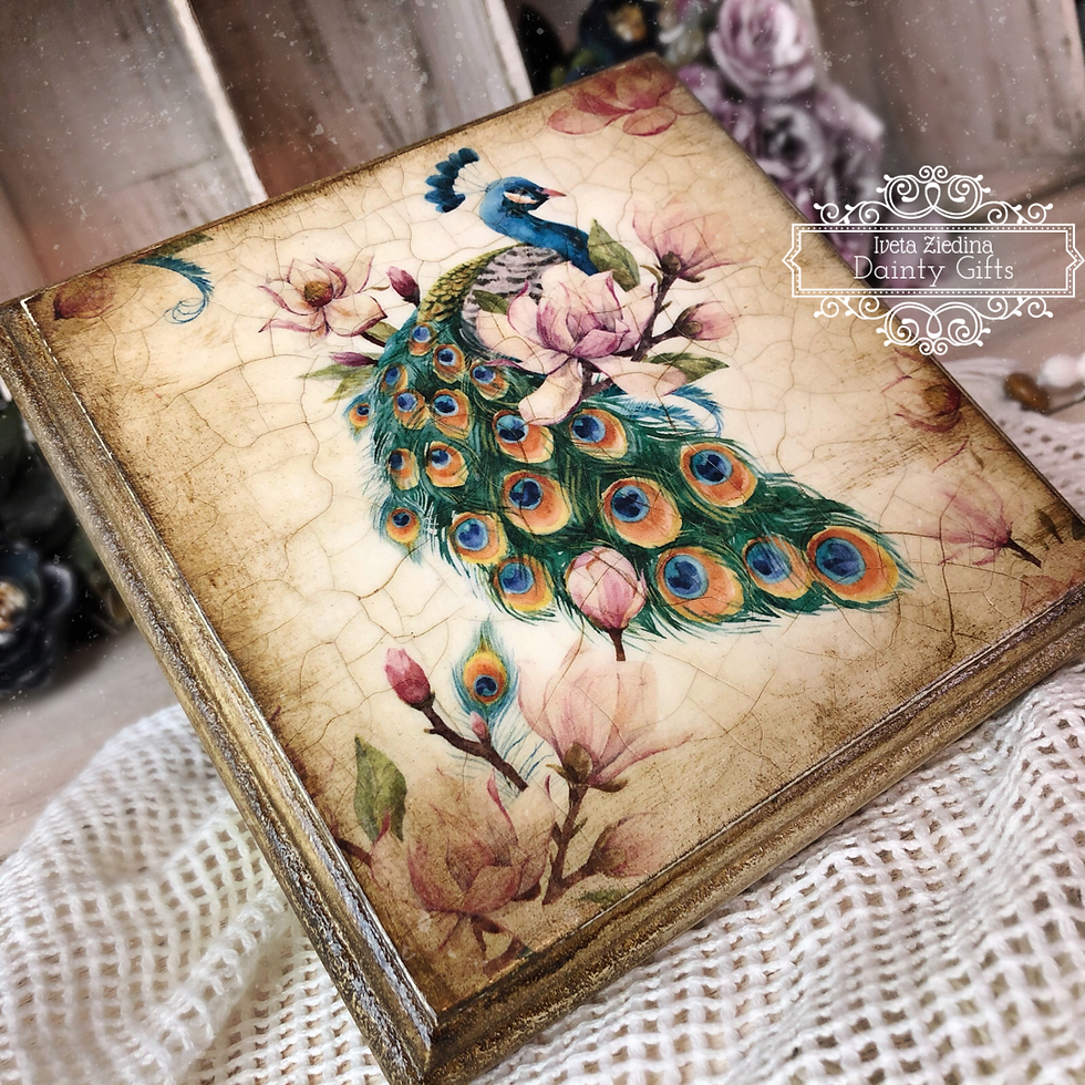 Thumbnail: Decoupage Varnish Transfer Online Workshop