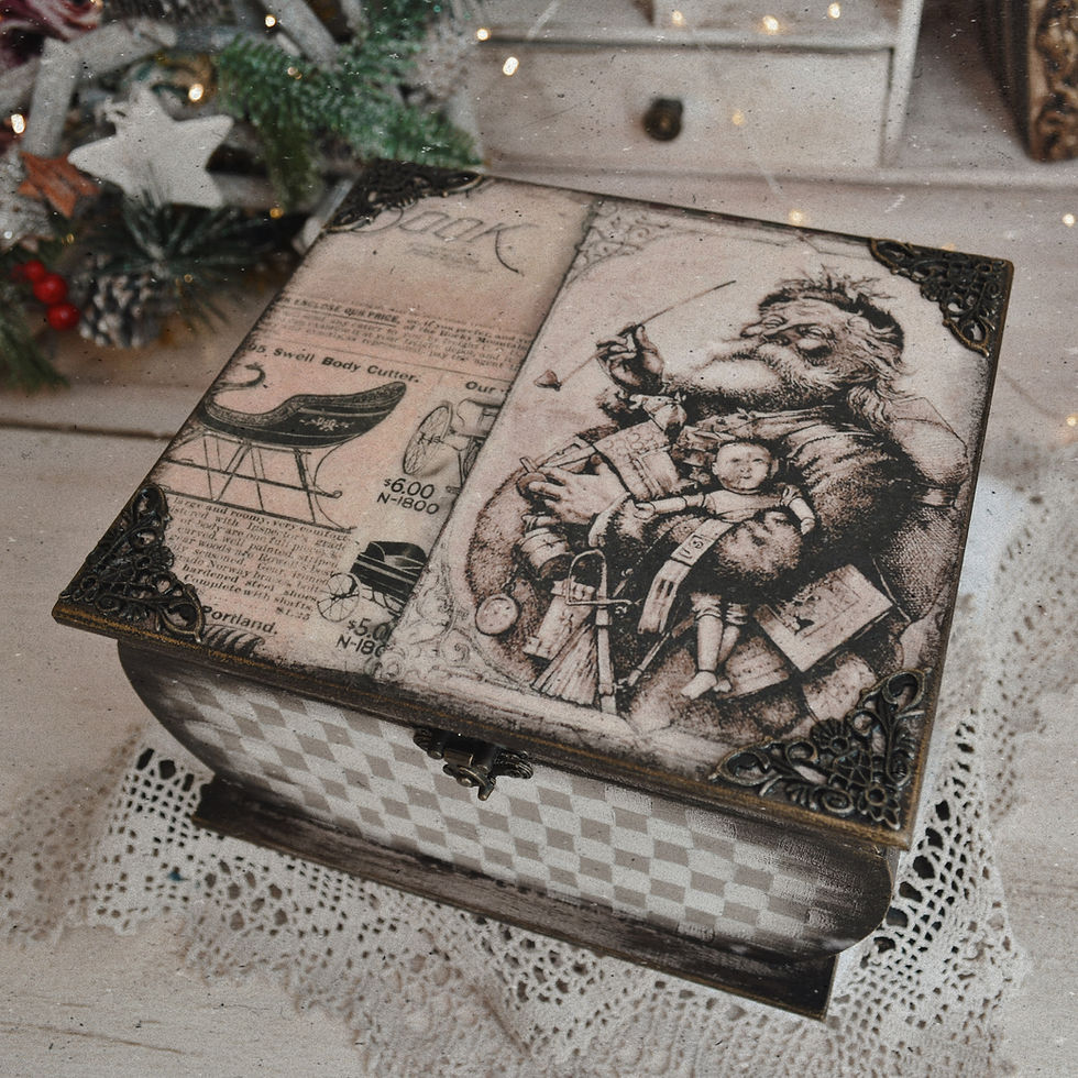 Thumbnail: Vintage Christmas Box Workshop (RECORDING)
