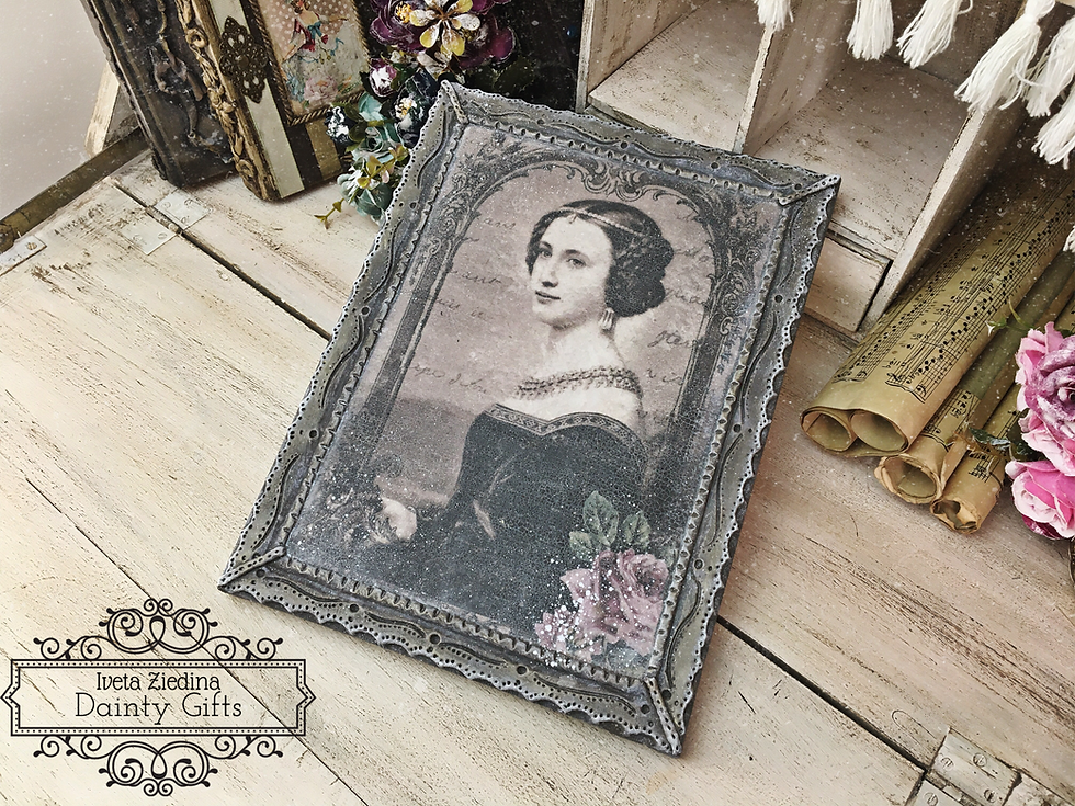 Thumbnail: Decoupage on Canvas Online Workshop (RECORDING)