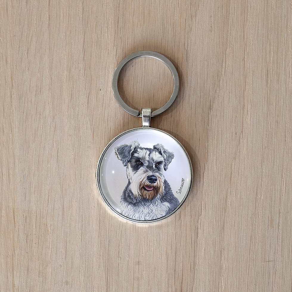 Thumbnail: Schnauzer III - Keychain