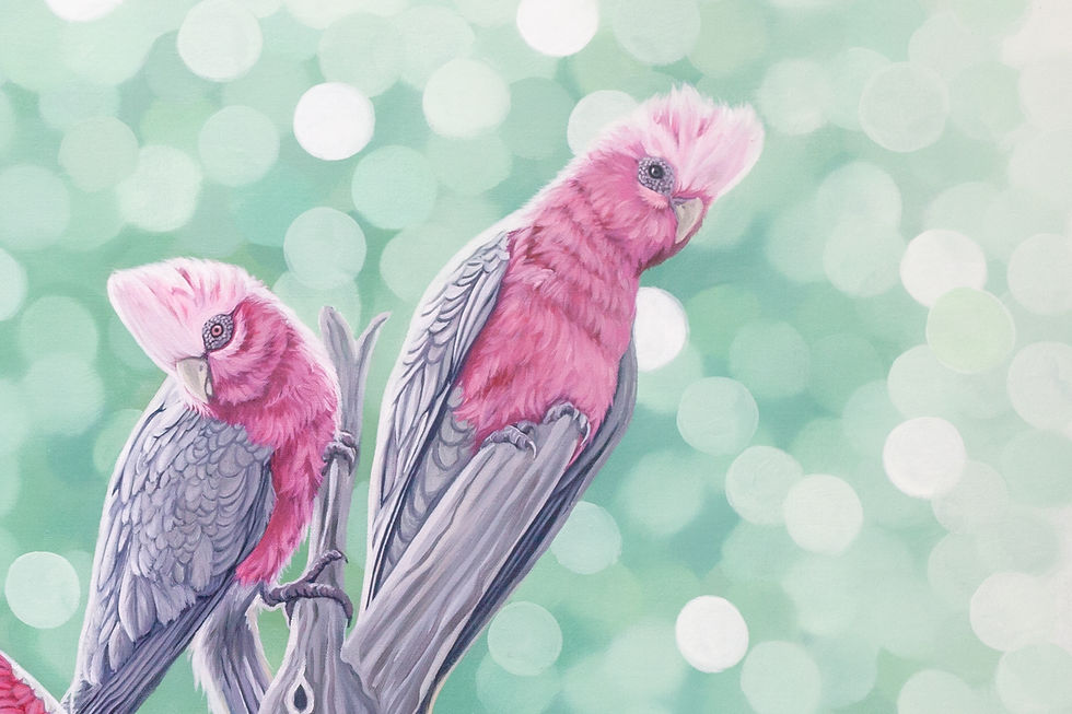 Thumbnail: Family of Three Original Oil Painting